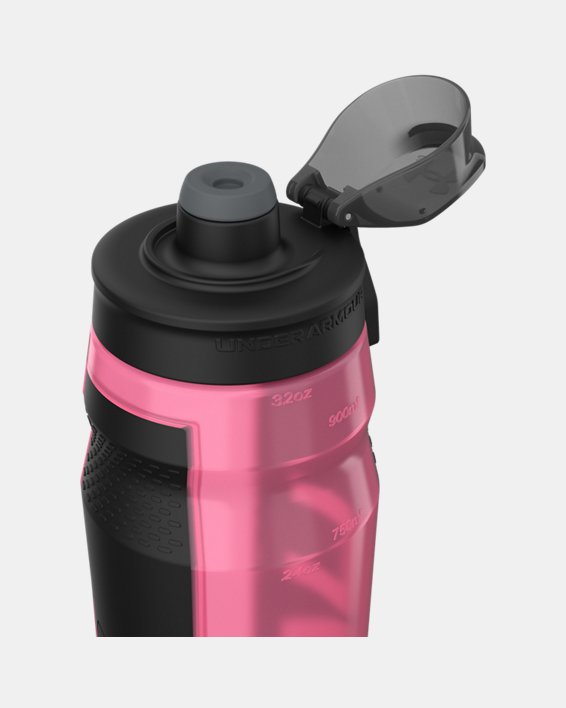 UA Playmaker Squeeze 32 oz. Water Bottle, Pink, pdpMainDesktop image number 4